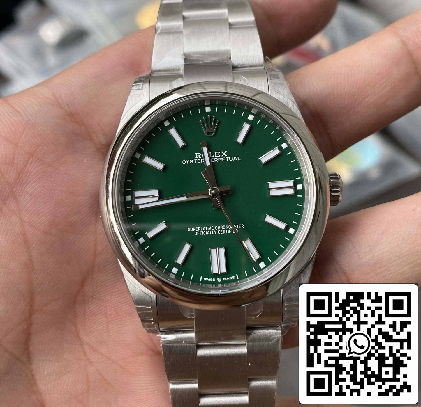 Rolex Oyster Perpetual 41MM M124300-0005 1:1 Meilleure édition VS Factory Acier inoxydable