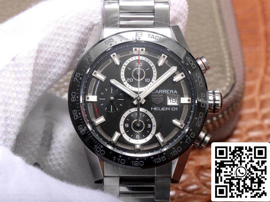 TAG Heuer Carrera CAR201Z.BA0714 1:1 Meilleure édition XF Factory Lunette en céramique