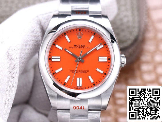 Rolex Oyster Perpetual M124300-0007 1:1 Melhor Edição EW Factory Aço Inoxidável