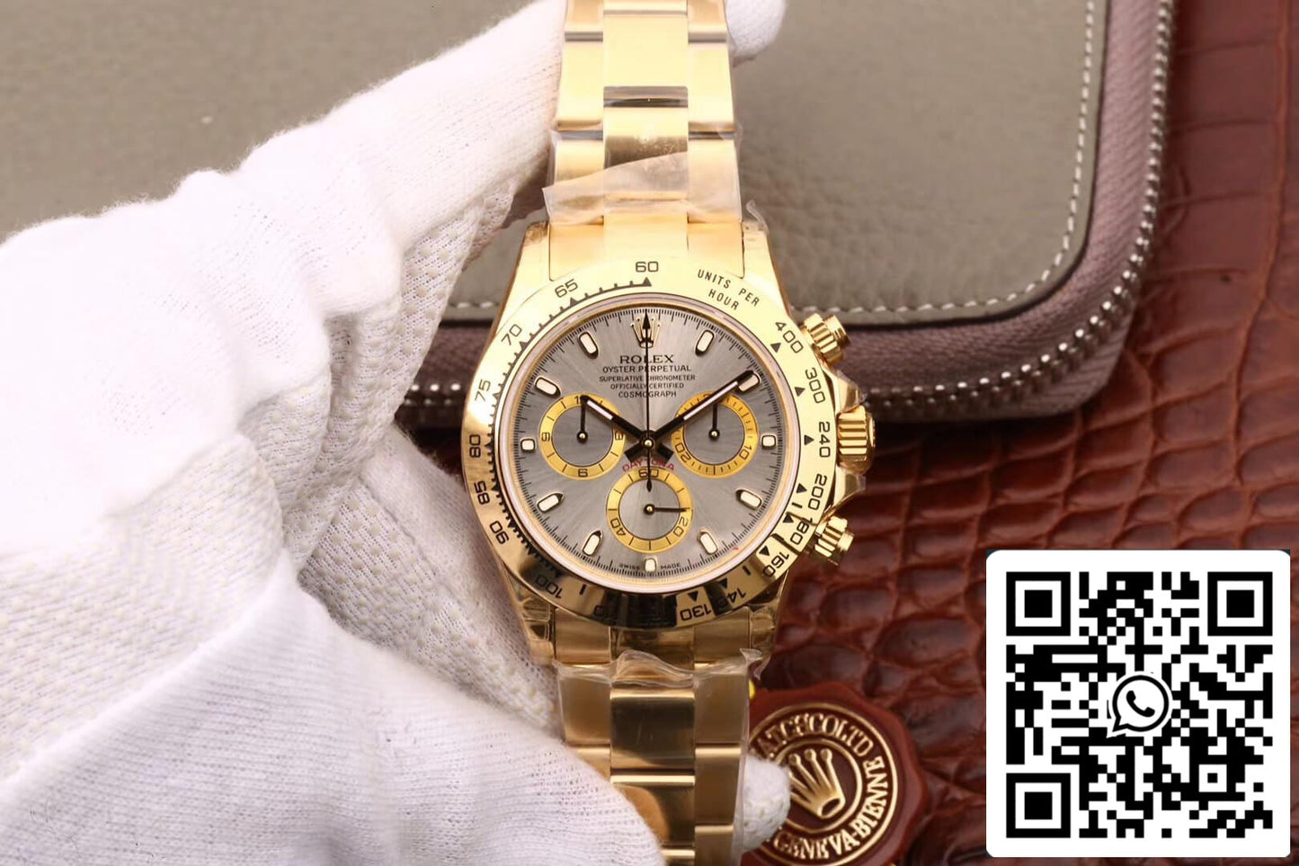 Rolex Daytona Cosmograph 116508 1:1 Migliore edizione JH Factory Gold