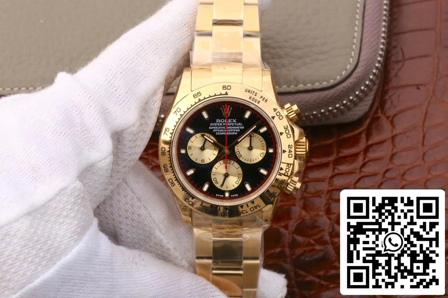 Rolex Daytona Cosmograph M116508-0009 1:1 Beste Edition JH Factory 18K Gold