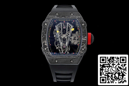 Richard Mille RM27-03 Rafael Nadal Tourbillon 1:1 Best Edition RM Factory pulseira de borracha preta