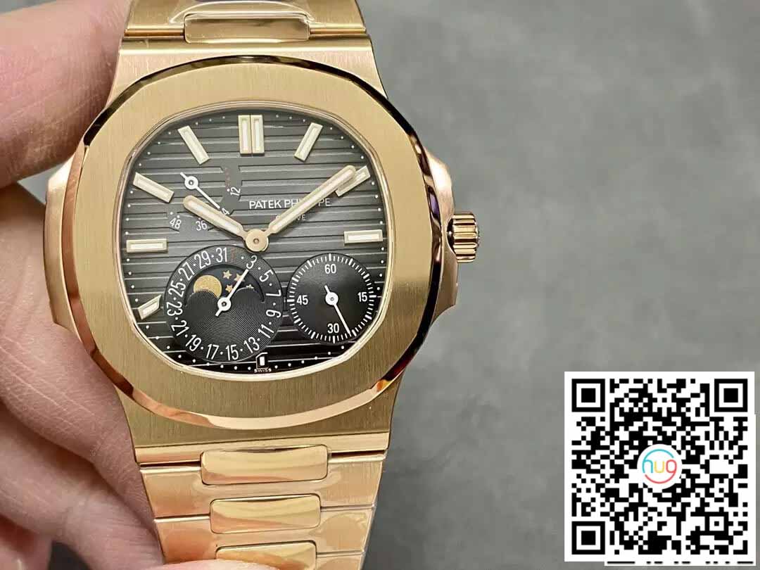 Patek Philippe Nautilus 5712/1R-001 1:1 Meilleure édition PPF Factory V2 Cadran marron