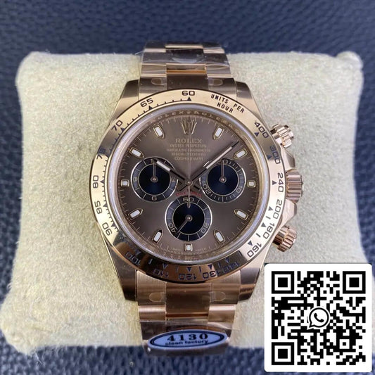 Rolex Cosmograph Daytona M116505-0013 1:1 Melhor Edição Clean Factory Ouro Rosa