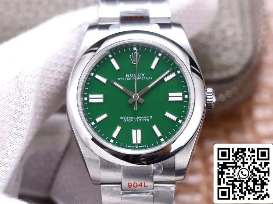 Rolex Oyster Perpetual M124300-0005 41MM 1:1 Melhor Edição EW Factory Aço Inoxidável