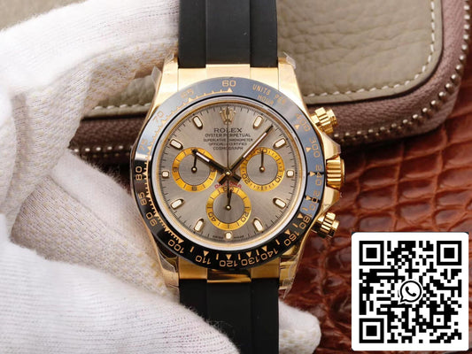 Rolex Daytona Cosmograph 116518LN 1:1 Mejor Edición JH Factory Esfera Gris Plata