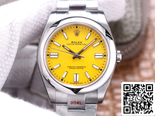 Rolex Oyster Perpetual M124300-0004 41MM 1:1 Melhor Edição EW Factory Aço Inoxidável