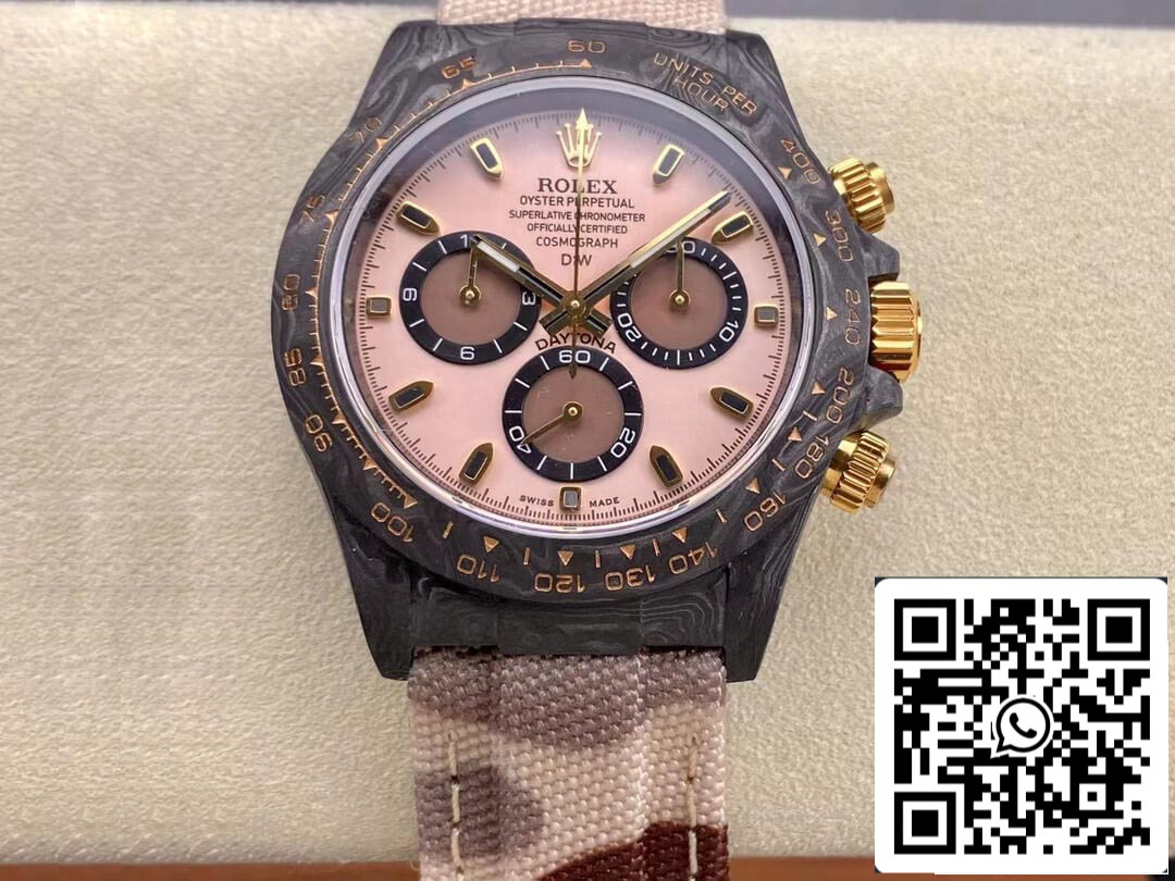 Rolex Daytona Cosmograph Diw Custom Version 1:1 Best Edition Noob Factory Carbon Fiber Case