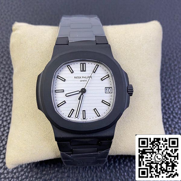 Patek Philippe Nautilus 1:1 Meilleure édition PPF Factory V4 DCL Version Cadran blanc