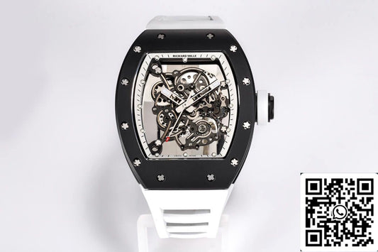 Richard Mille RM-055 1:1 Meilleure édition BBR Factory Bracelet en caoutchouc