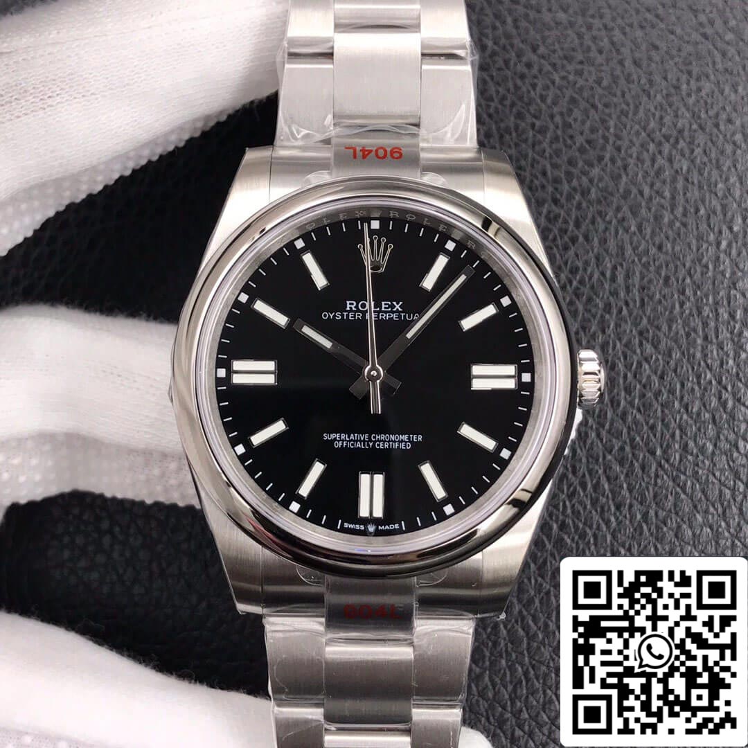 Rolex Oyster Perpetual M124300-0002 41MM 1:1 Melhor Edição EW Factory Aço Inoxidável