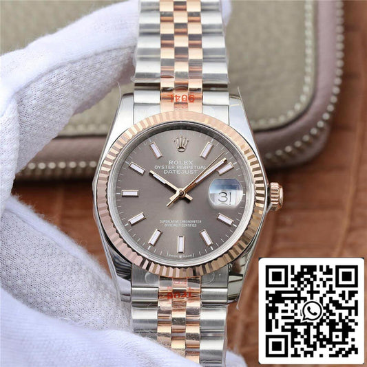 Rolex Datejust M126231-0013 36MM 1:1 Meilleure édition GM Factory Or rose