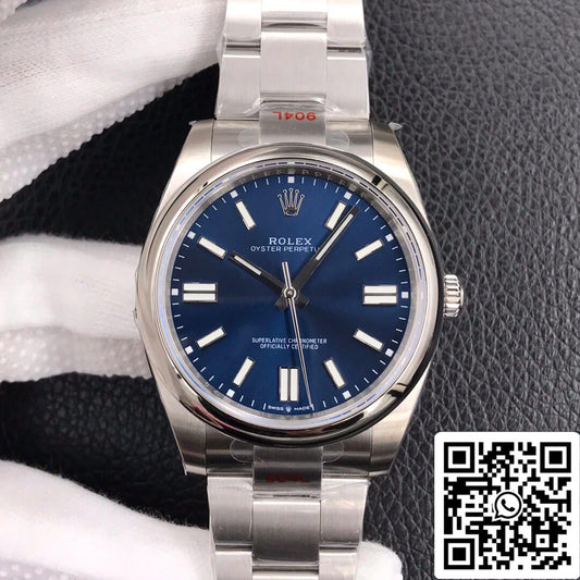 Rolex Oyster Perpetual M124300-0003 41MM 1:1 Melhor Edição EW Factory Aço Inoxidável