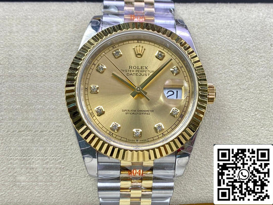 Rolex Datejust M126333-0012 1:1 Meilleure édition GM Factory Or jaune