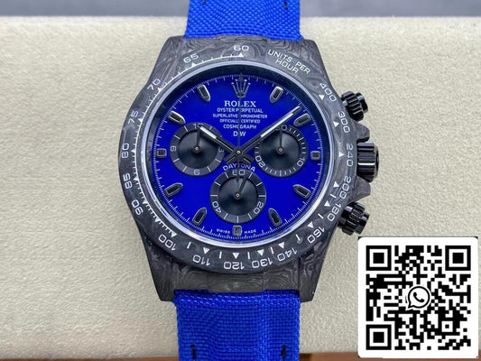 Rolex Daytona Cosmograph Diw Version personnalisée 1: 1 Meilleure édition Noob Factory Cadran bleu