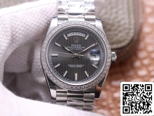 Rolex Day Date M228349RBR-0008 1:1 Meilleure édition EW Factory Cadran gris