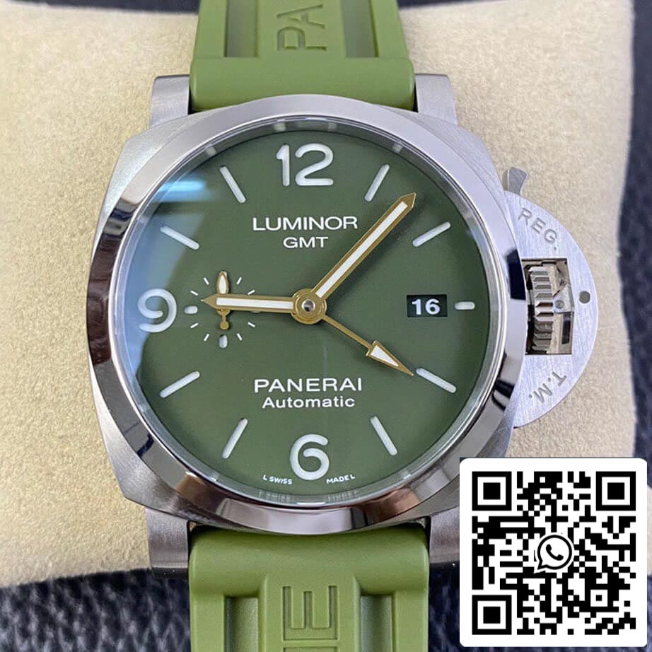 Panerai Luminor PAM01056 1:1 Melhor Edição VS Pulseira de Borracha de Fábrica