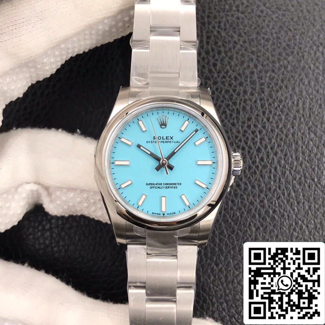 Rolex Oyster Perpetual M277200-0007 31MM 1:1 Melhor Edição EW Factory Aço Inoxidável