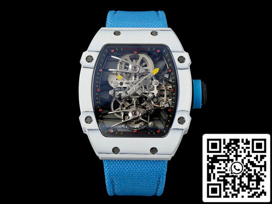 Richard Mille RM27-02 Rafael Nadal Tourbillon 1:1 Meilleure édition RM Factory Bracelet Bleu