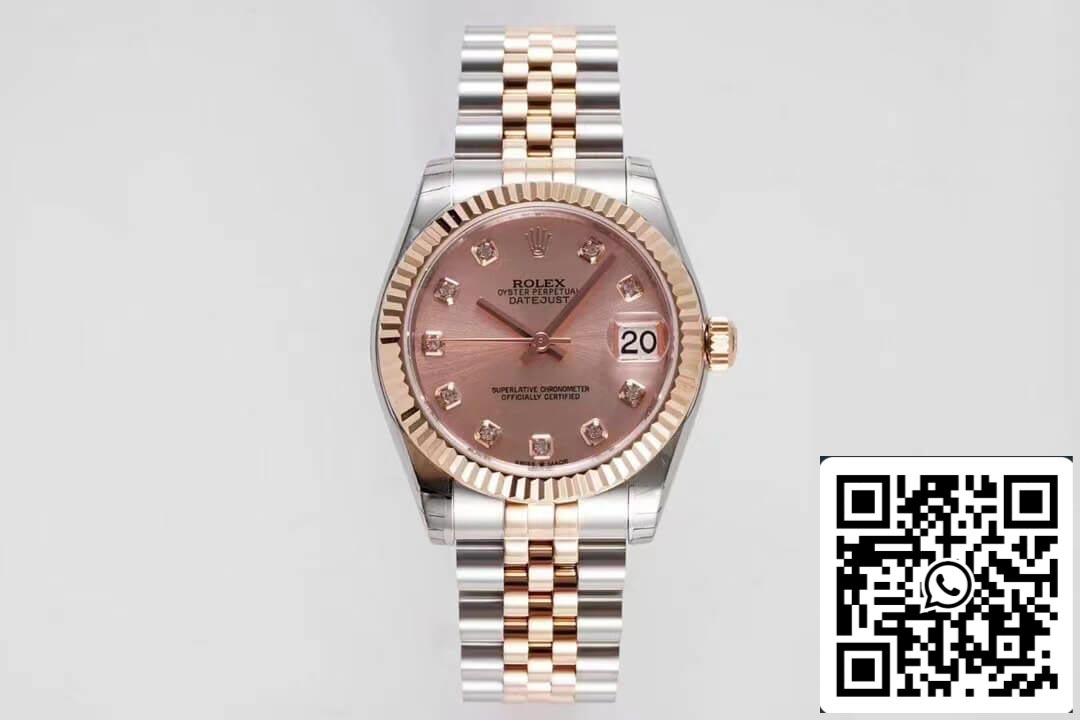 Rolex Datejust m278271 1:1 meilleure édition GS Factory cadran rose