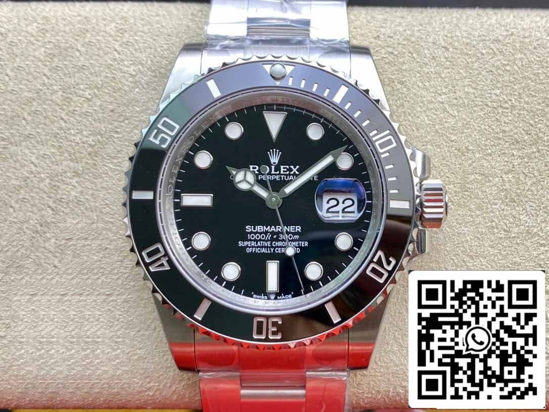 Rolex Submariner M126610LN-0001 41MM 1:1 Meilleure édition VS Lunette en céramique d'usine