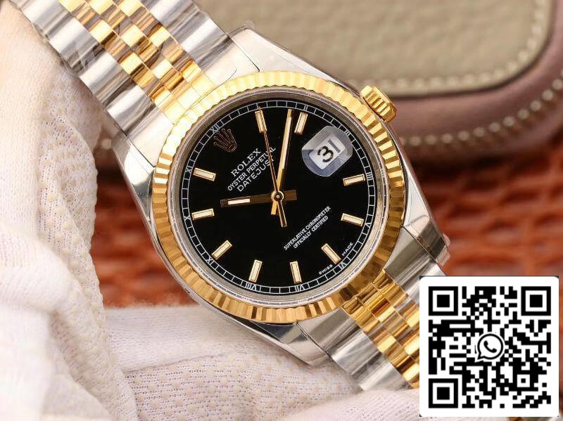 Rolex Datejust 126233 36mm AR Orologi meccanici di fabbrica 1:1 Best Edition Bracciale bicolore svizzero ETA3135