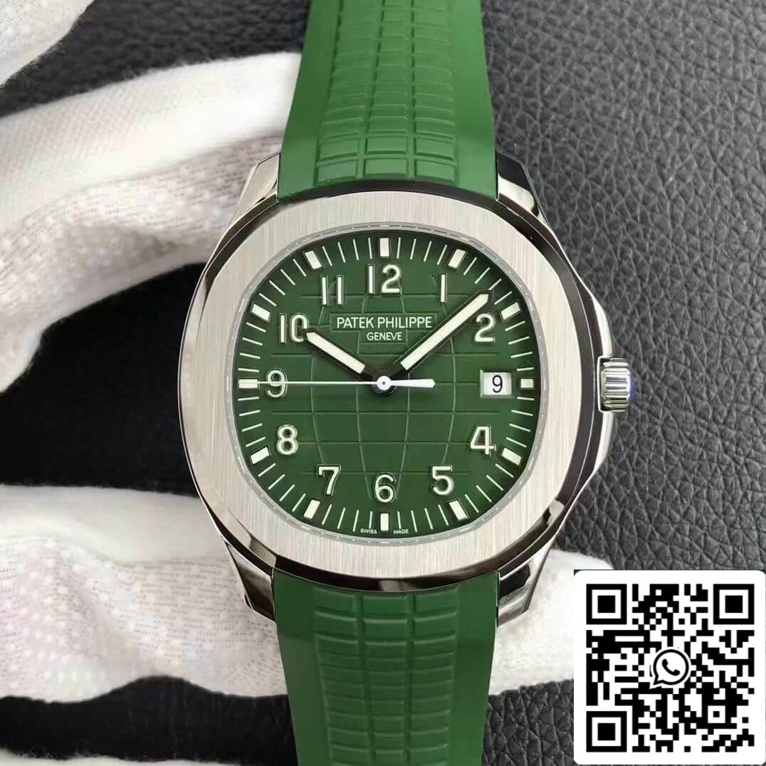 Patek Philippe Aquanaut 5168G 1:1 Best Edition 3K Fabrik grünes Zifferblatt