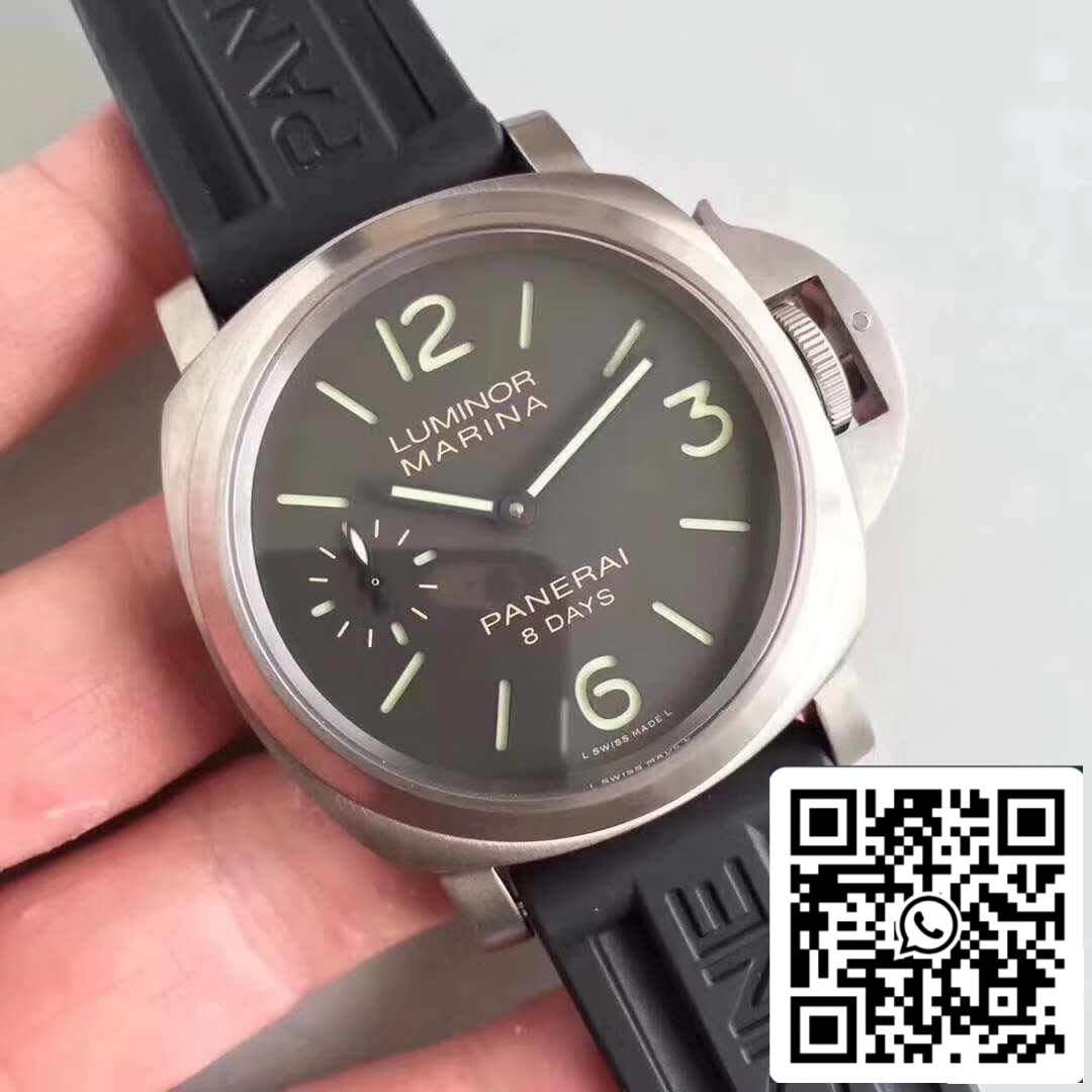 Panerai Luminor PAM510 ZF Factory Montres pour hommes 1:1 Meilleure édition suisse ETA P5000 Bracelet en caoutchouc noir