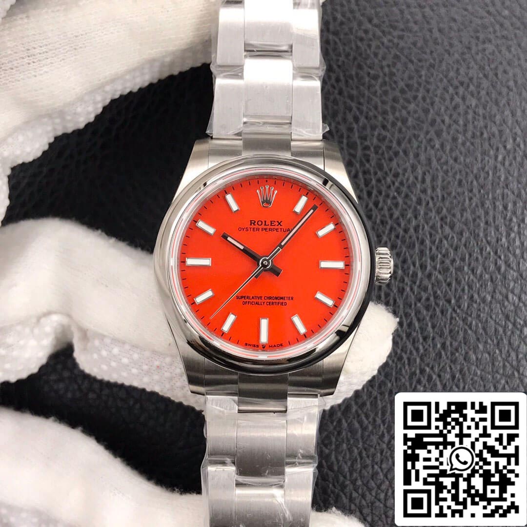 Rolex Oyster Perpetual M277200-0008 31MM 1:1 Melhor Edição EW Factory Aço Inoxidável