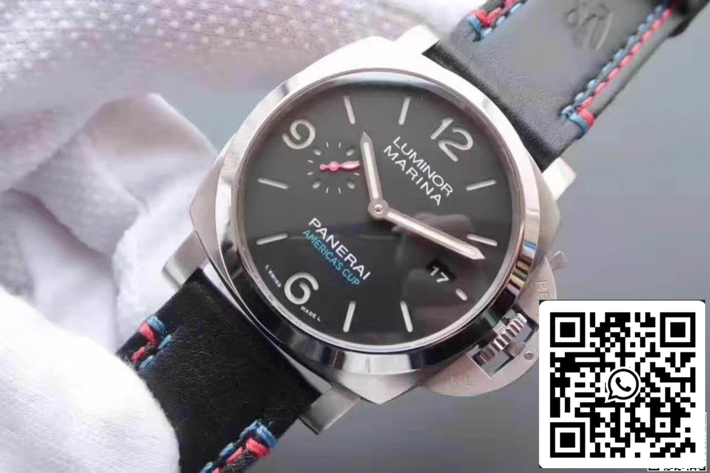 Panerai Luminor Marina 1950 PAM727 ZF Factory 1:1 Meilleure édition suisse ETA P9010 Bracelet en cuir noir