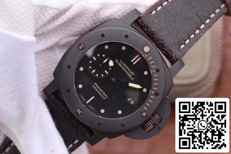 Panerai Luminor Submersible PAM508 VS Factory 1:1 Meilleure édition suisse ETA P9000 Cadran Superlumed noir