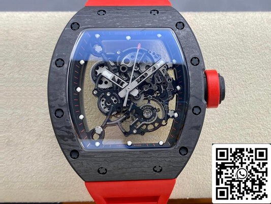 Richard Mille RM-055 1:1 Meilleure édition BBR Factory Bracelet rouge