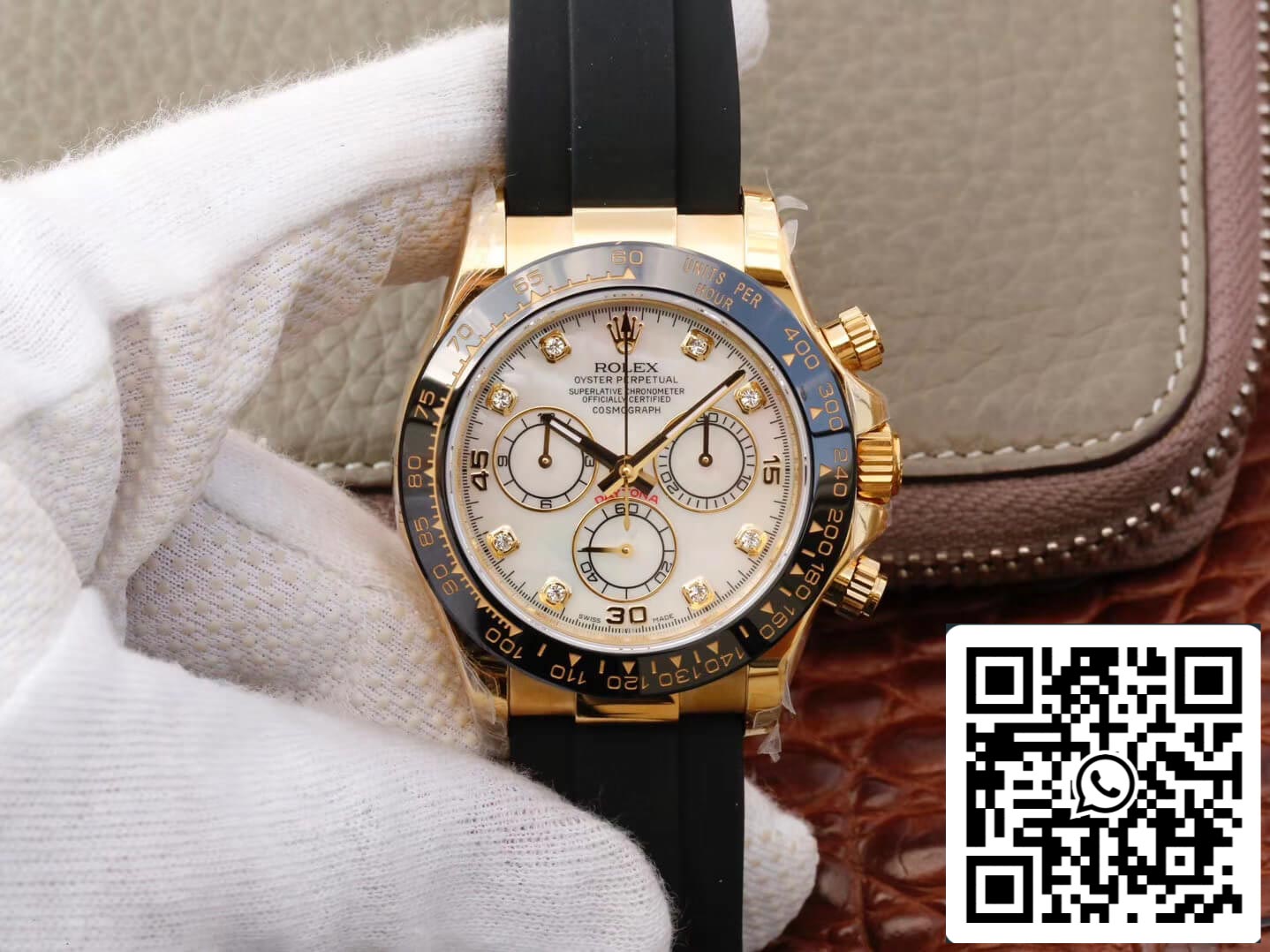 Rolex Daytona Cosmograph M116518ln-0037 1:1 Best Edition JH Factory V6 Gelbgoldgehäuse