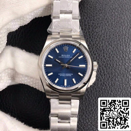 Rolex Oyster Perpetual M277200-0003 31MM 1:1 Melhor Edição EW Factory Aço Inoxidável