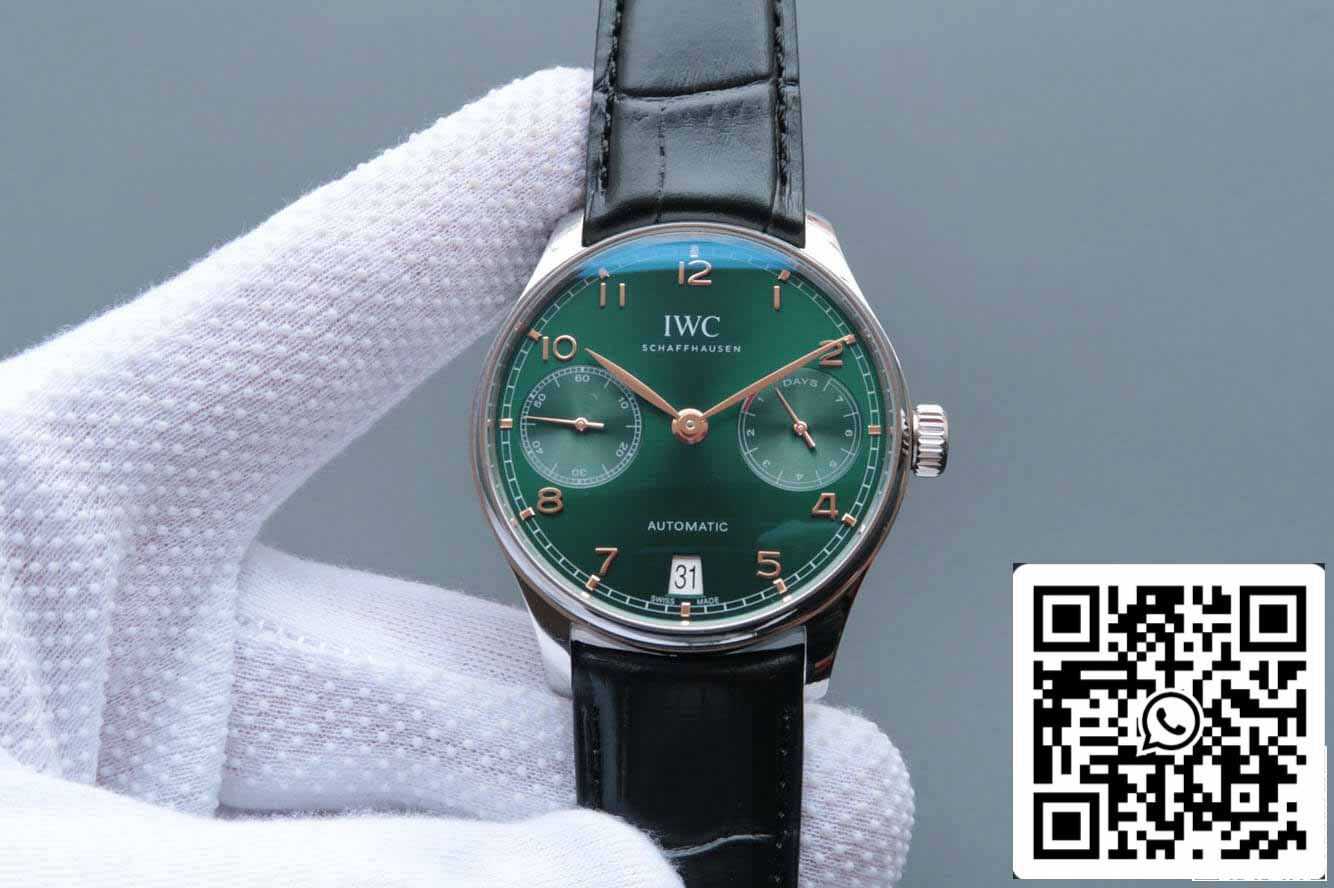 IWC Portugieser IW500708 1:1 Best Edition ZF Factory V5 quadrante verde