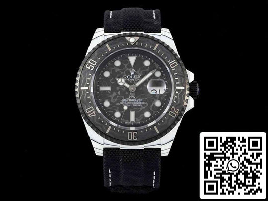 Rolex Sea-Dweller 1:1 Best Edition Diw Factory Carbon Fiber Black Strap