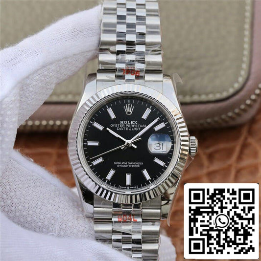 Rolex Datejust M126234-0015 1:1 Meilleure édition GM Factory Cadran noir