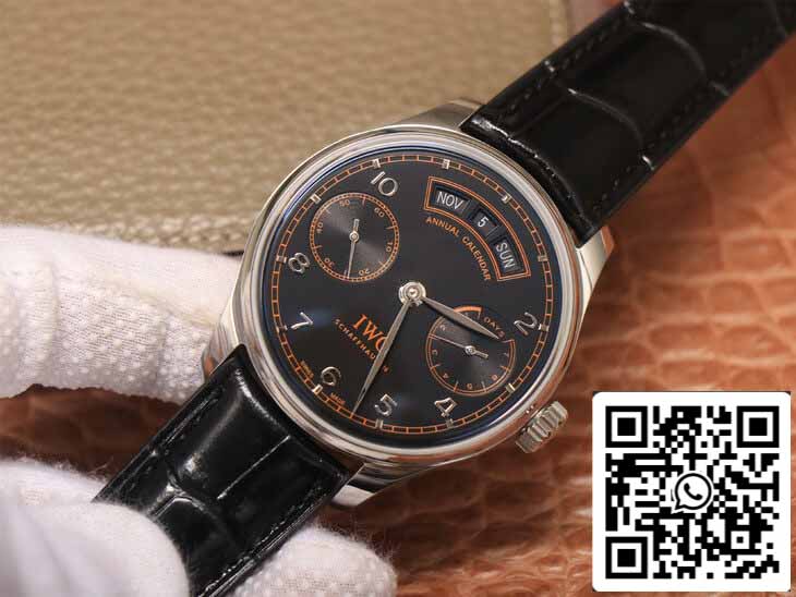 IWC Portugieser Pisa Versión 1:1 Mejor Edición YL Factory Esfera Negra