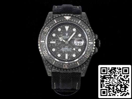 Rolex Sea-Dweller 1:1 Melhor Edição Diw Factory Fibra de Carbono