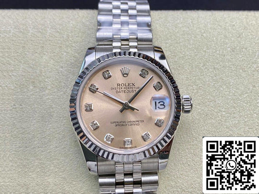 Rolex Datejust 31MM 1:1 Melhor Edição EW Factory Aço Inoxidável