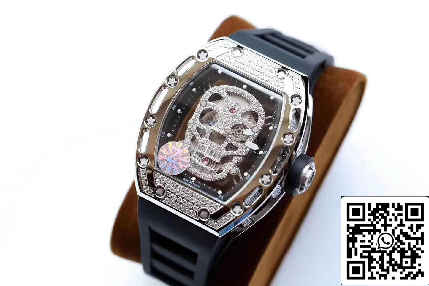 Richard Mille RM052 Z Factory 1:1 Best Edition Swiss ETA6T51 black strap