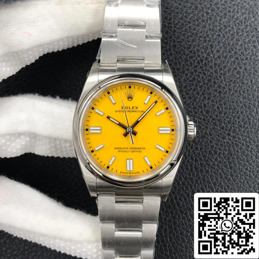 Rolex Oyster Perpetual M126000-0004 36MM 1:1 Melhor Edição EW Factory Aço Inoxidável