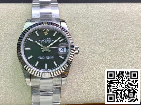 Rolex Datejust M178274-0034 31MM 1:1 Mejor edición EW Factory esfera negra