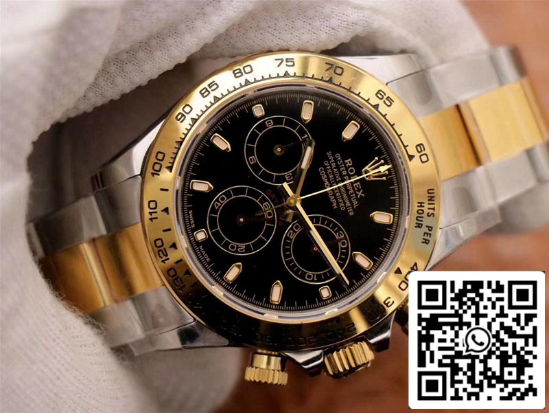 Rolex Daytona Cosmograph M116503-0004 1:1 Best Edition Noob Factory Black Dial Swiss ETA4130