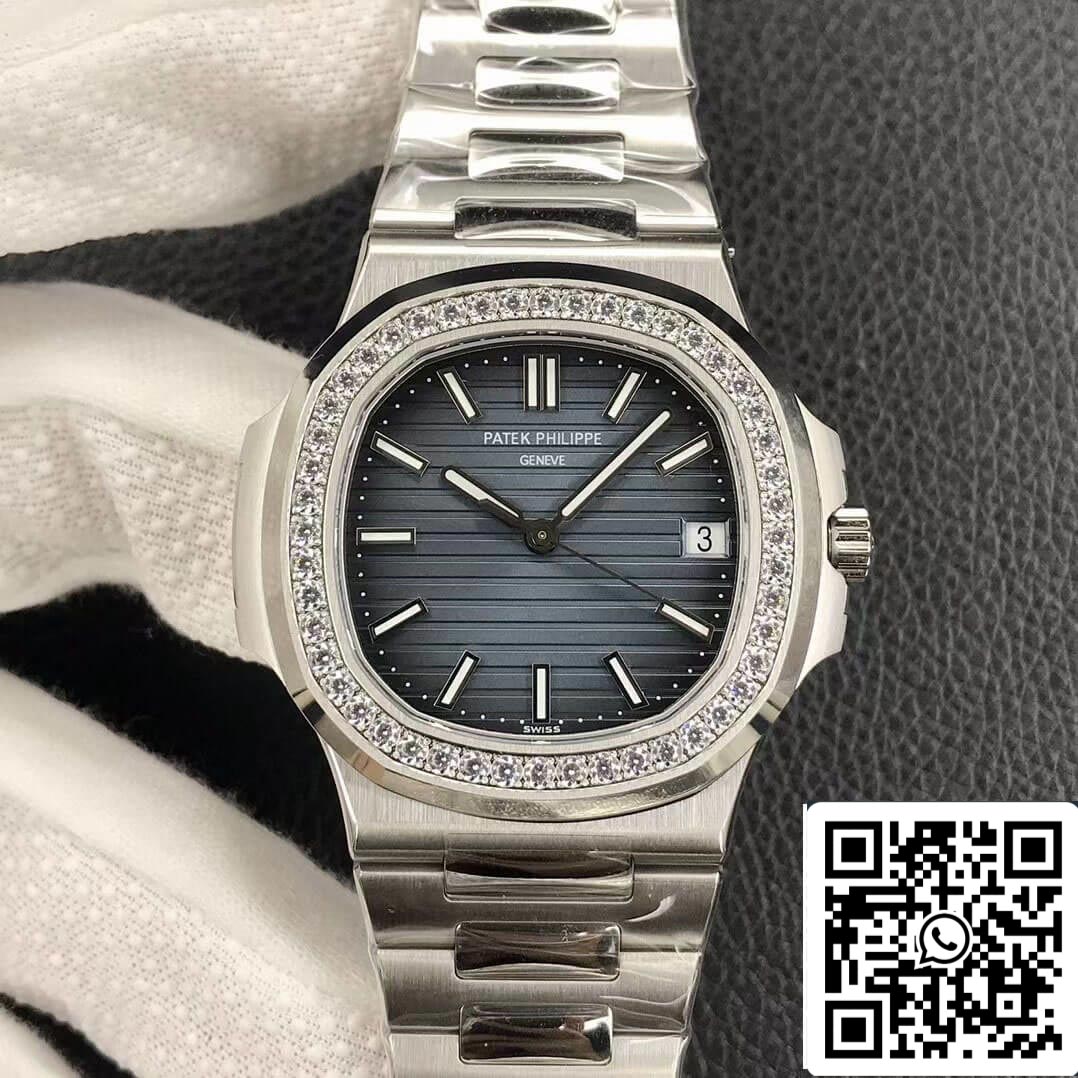 Patek Philippe Nautilus 5713/1G-010 1:1 Best Edition 3K Fabrik blaues Zifferblatt