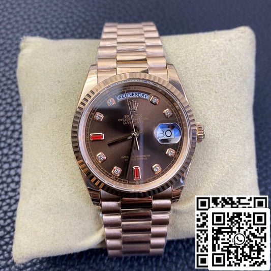 Rolex Day Date 118235 1:1 Best Edition EW Factory Brown Dial