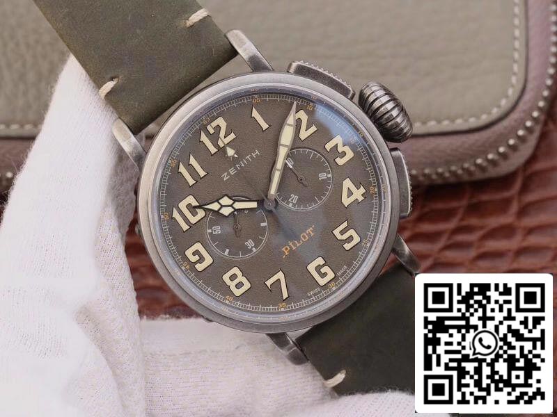 Zenith Heritage Pilot 11.2430.4069/21.C773 XF Factory 1:1 Best Edition Swiss ETA7750