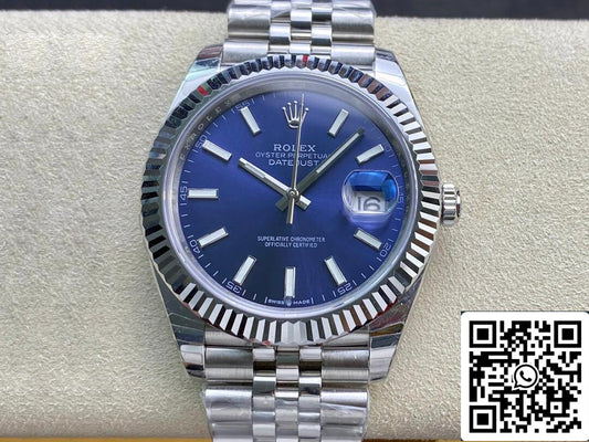 Rolex Datejust M126334-0002 1:1 Melhor Edição EW Factory Mostrador Azul