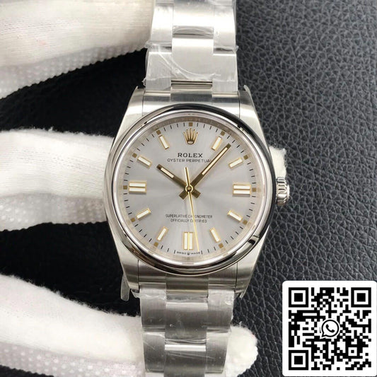 Rolex Oyster Perpetual M126000-0001 36MM 1:1 Melhor Edição EW Factory Aço Inoxidável