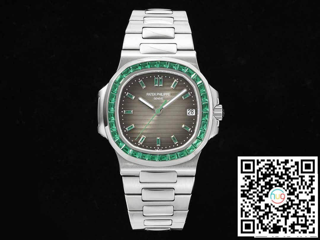 Patek Philippe Nautilus 5711 1:1 Melhor Edição GR Factory Moldura de diamante